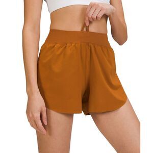 Lululemon Find Your Pace High-Rise Lined Short 3" *Butternut Brown
